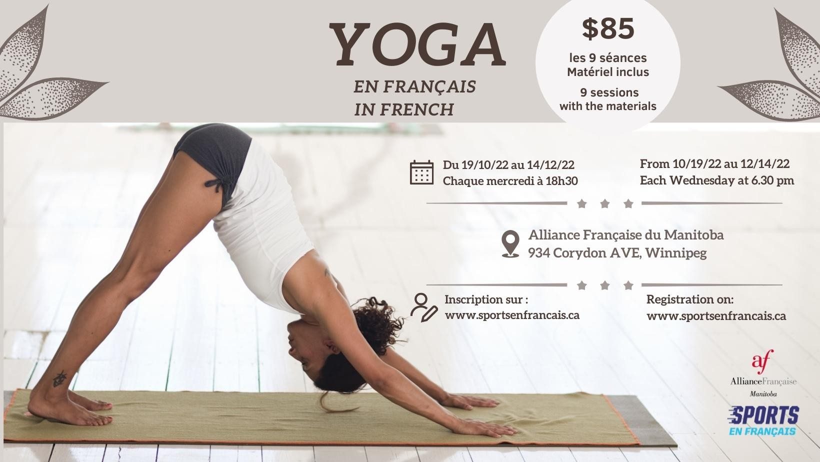 Yoga en français 2022