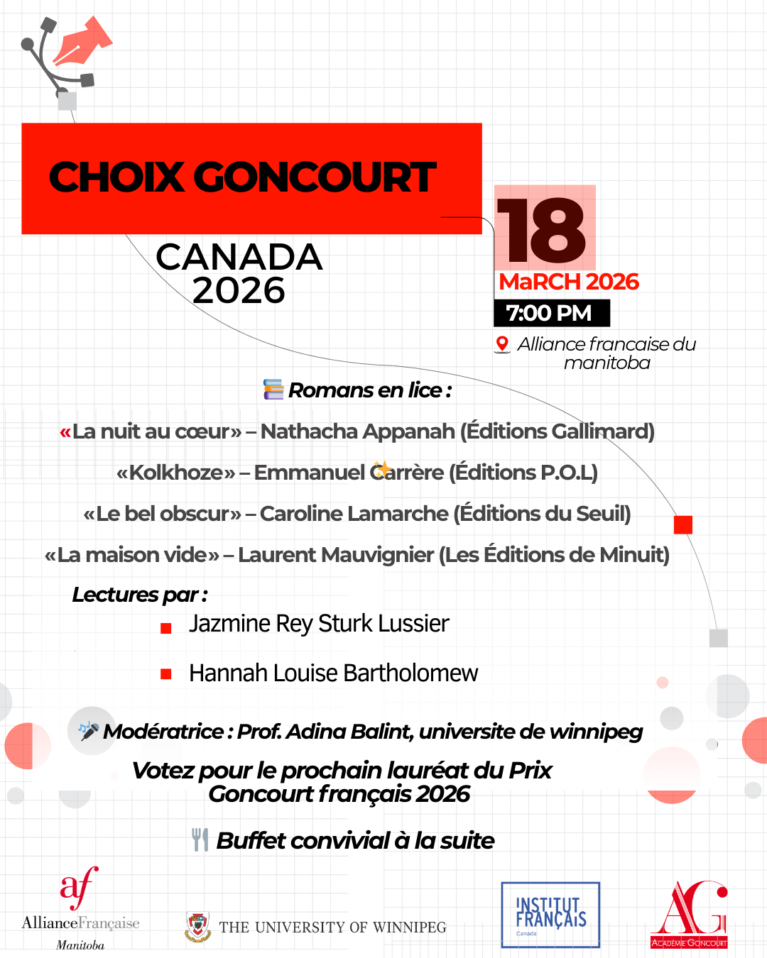 📚 Literary Evening – Goncourt Canada 2026 ✨*