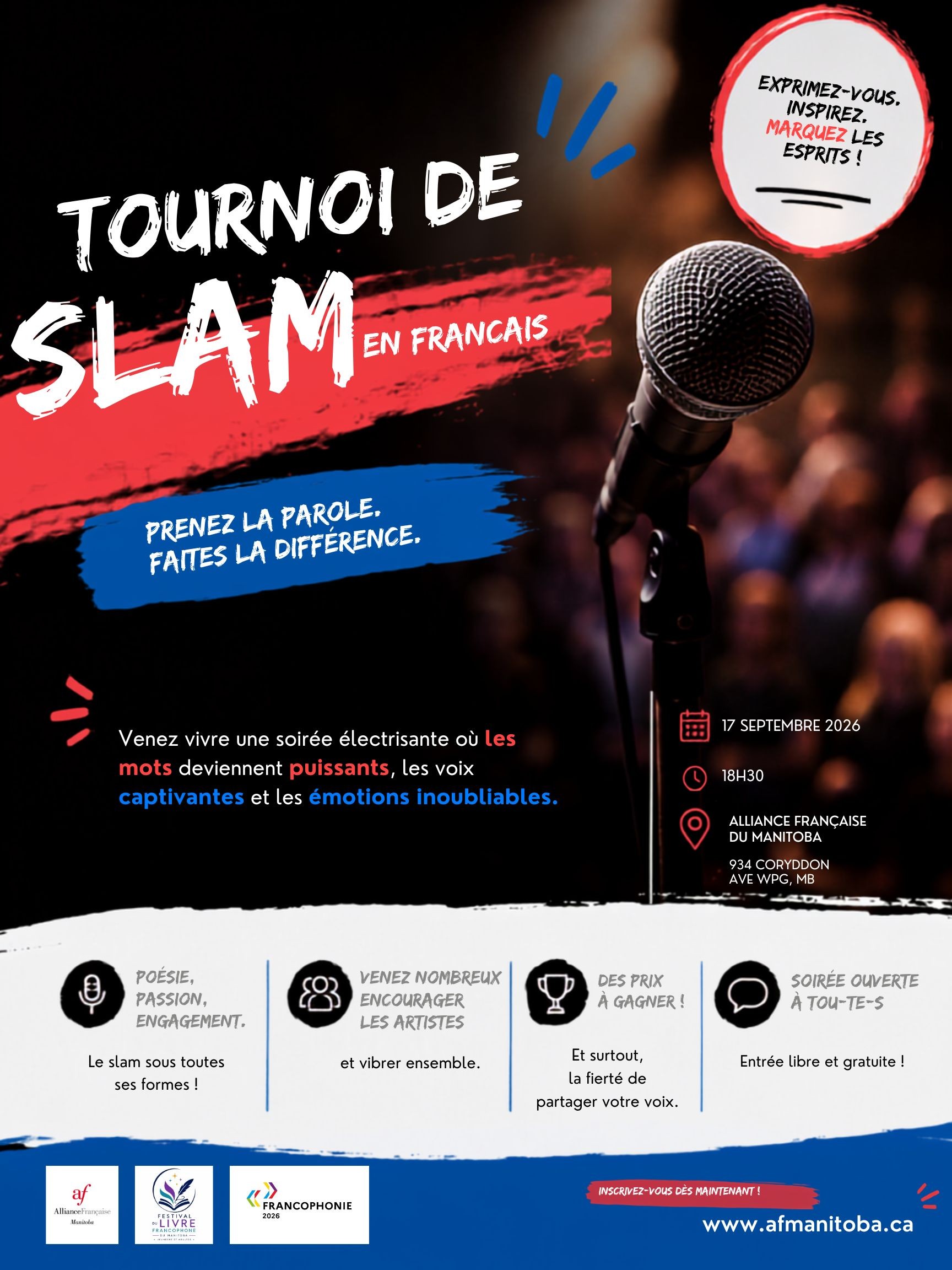 slam en Français - 17 sep 2026