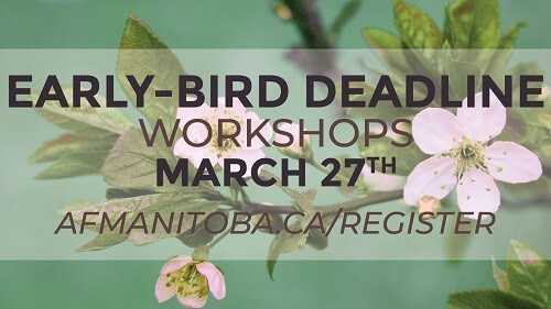 Earlybird Deadline for Workshops!